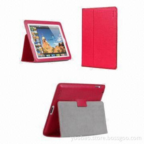 Executive Leather Cases for iPad 3, Comes with Sleep/Wake-up and Stand-up Functions